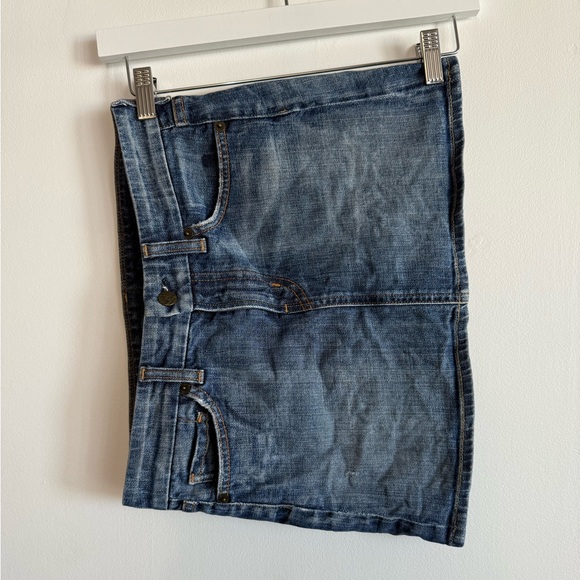 Citizens of Humanity Denim Mini Skirt Size 28 - Picture 1 of 6